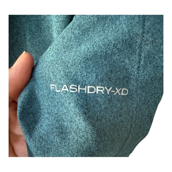 The North Face Women’s Quarter Zip Teal Blue Black Running Pullover! Large! - Picture 4 of 4